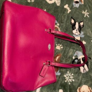 Fuchsia Coach Handbag